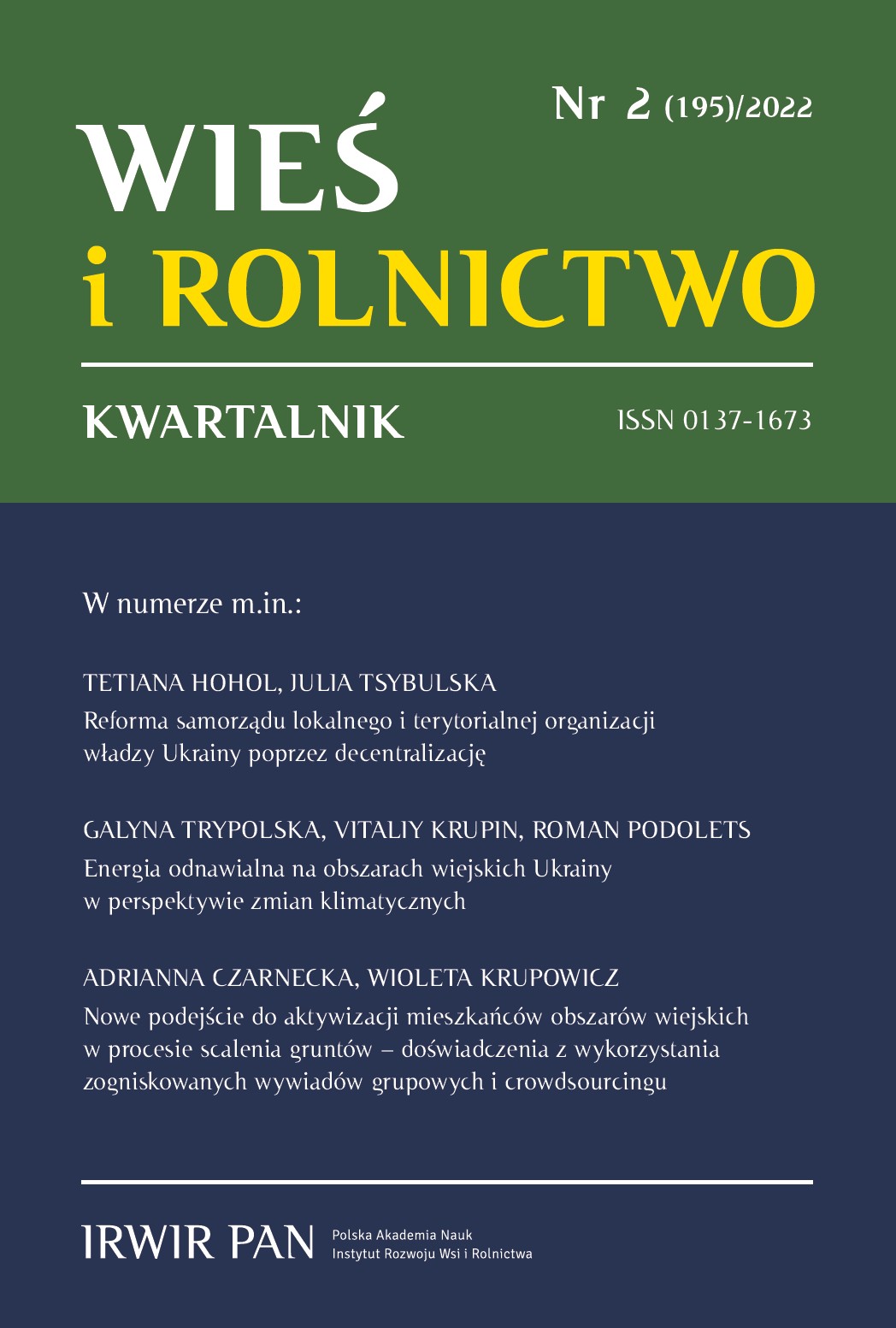 Reform of Local Self-Government and Territorial Organisation of the Authorities of Ukrainian Through Decentralisation Cover Image