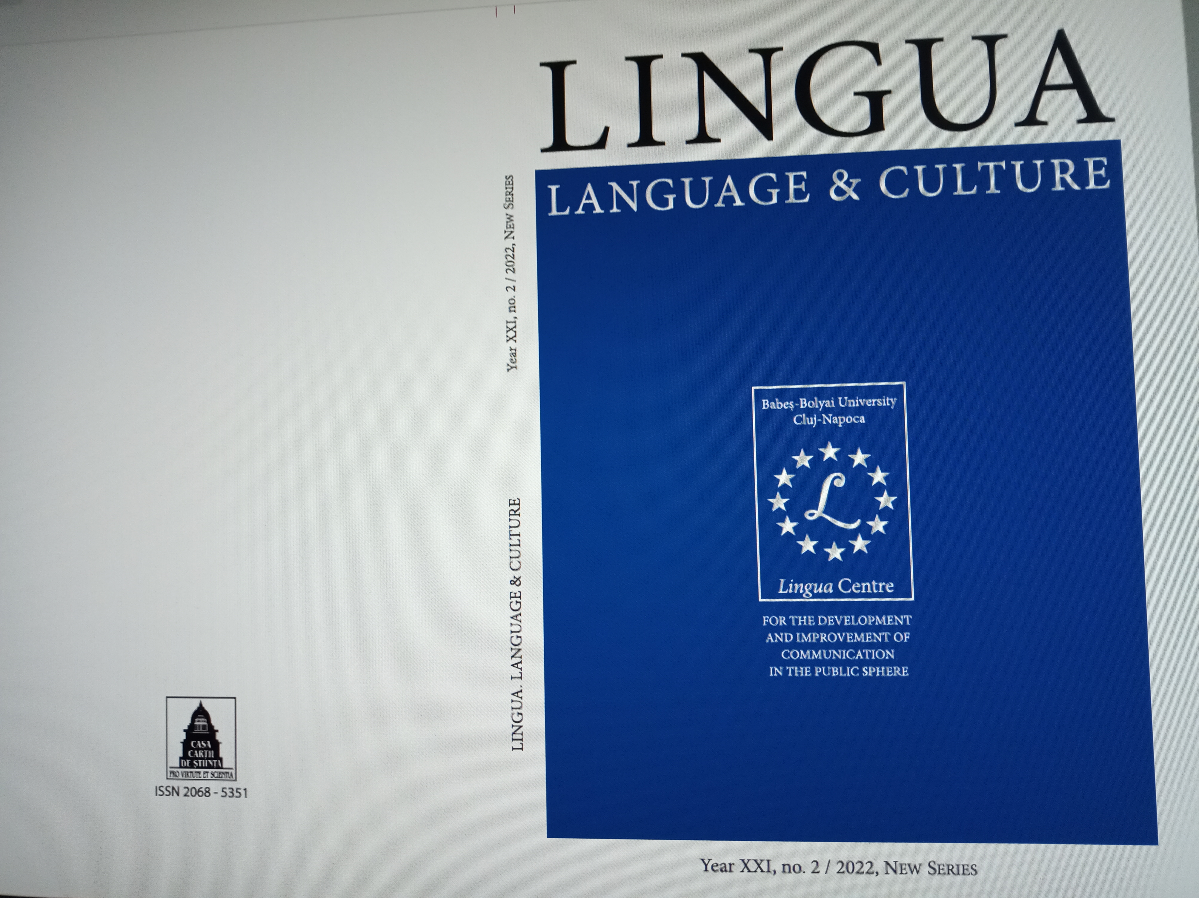 Andrei Zanca, Cartea mântuirii (Florești : Limes, 2022) [Andrei Zanca, Le livre du salut(Florești : Limes, 2022)]