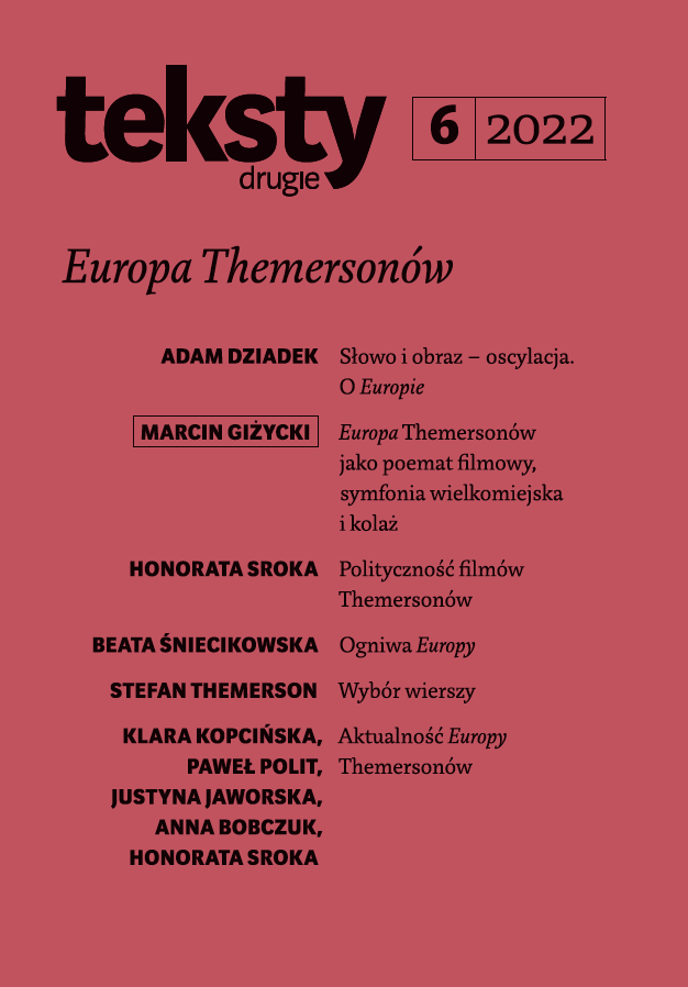 “Europes”: On the Editions of Anatol Stern’s Long Poem Cover Image
