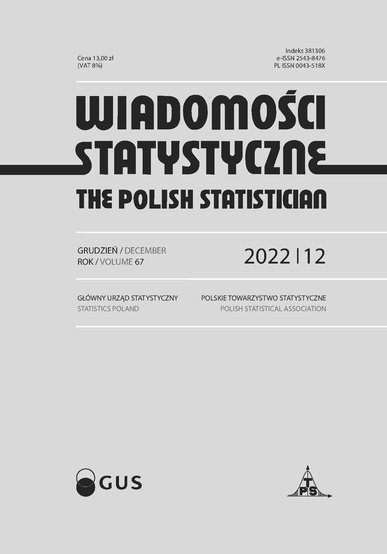 Publications of statistics poland. November 2022 Cover Image