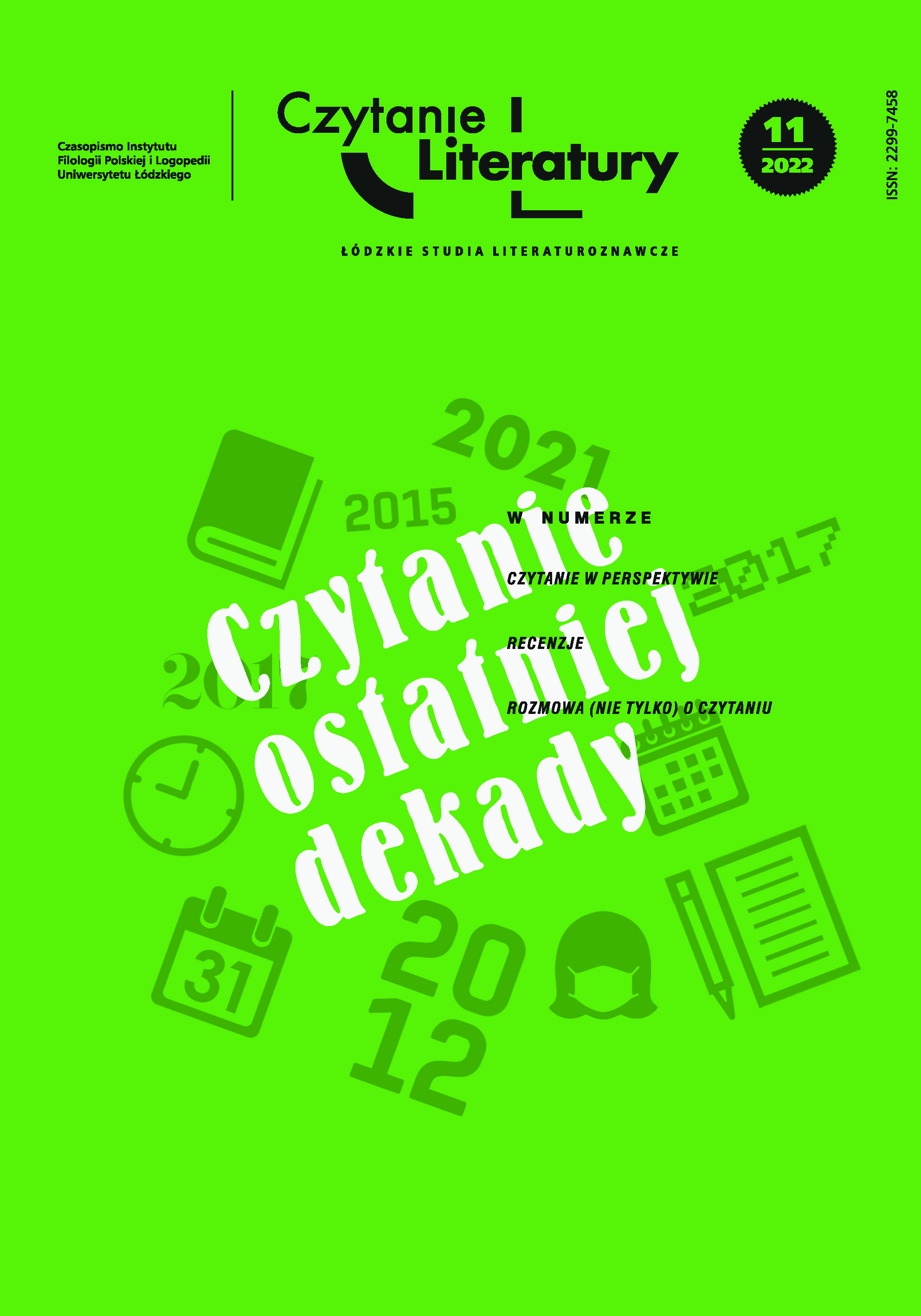 The Image of Polish Literature in Croatian Culture in the Period from 2011 to 2021 Cover Image