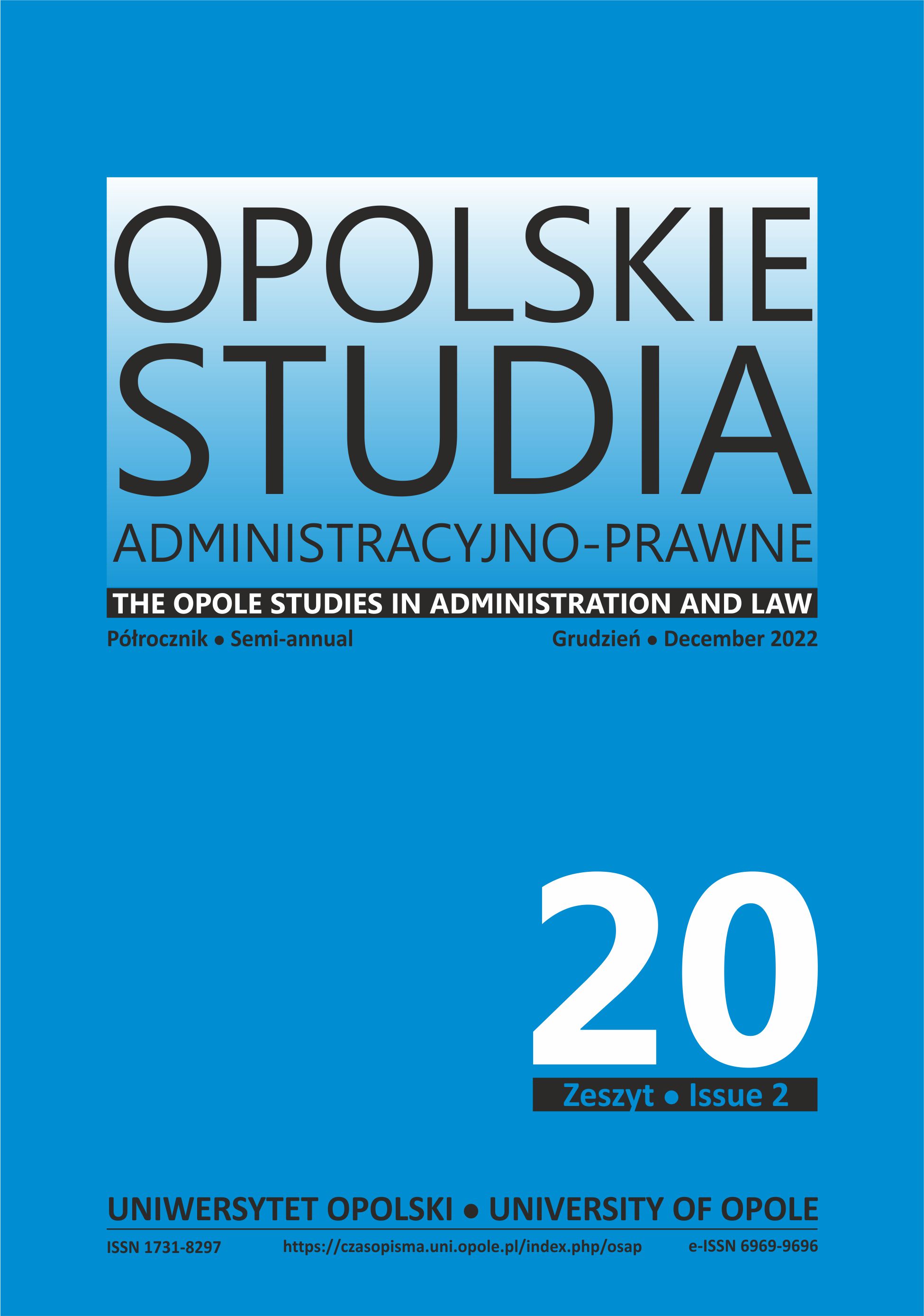 The remote inspection of businesses in Poland during the COVID-19 pandemic Cover Image