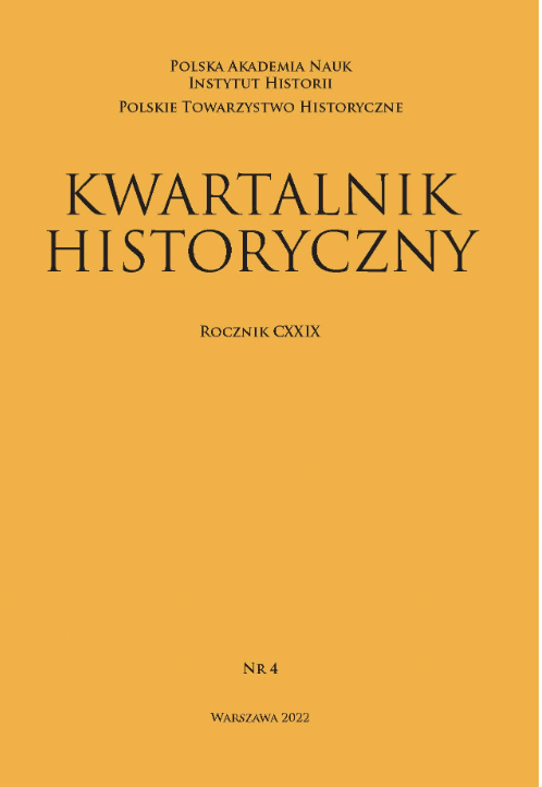 The Activity of the Polish-Russian Border Commission between 1780 and 1781 Cover Image