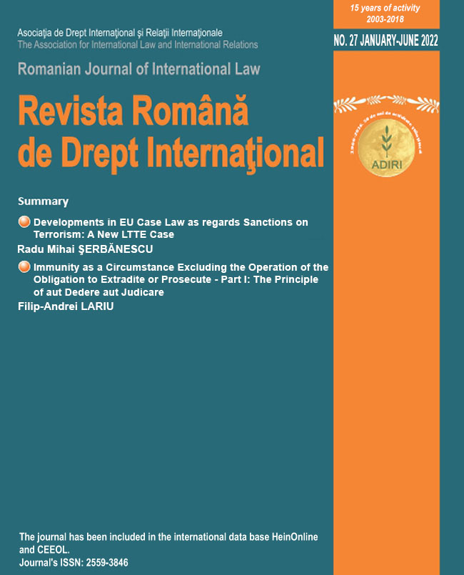 Compatibility of the Provisions Relating to the Protection of Investments Contained in the Energy Charter Treaty with EU Legislation.
(Case Study Komstroy LLC v. Republic of Moldova) Cover Image