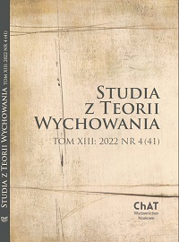 Polemic with the review of the publication entitled Methodology as a way out. Research approaches and educational practices in andragogical studies on motherhood (Wrocław 2020) published by dr hab. Edyta Zierkiewicz in the journal Ars Educandi Cover Image