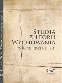 Poczucie własnej skuteczności nauczycieli z perspektywy Pięcioczynnikowej Teorii Osobowości