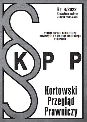 The Constitution of the Republic of Poland as a Source of Legislative Competences of the Authorities of Local Government Units? Cover Image
