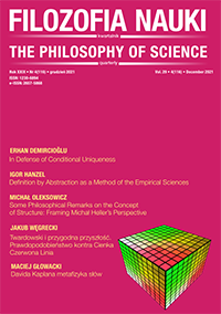 The Main Ideas of Mieczysław Wallis’ Program of Philosophical Anthropology Cover Image