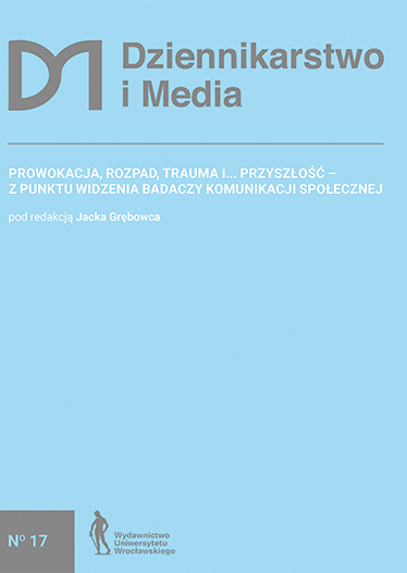 Impact of political content on the reactions of the recipients of “Tygodnik NIE” YouTube channel Cover Image