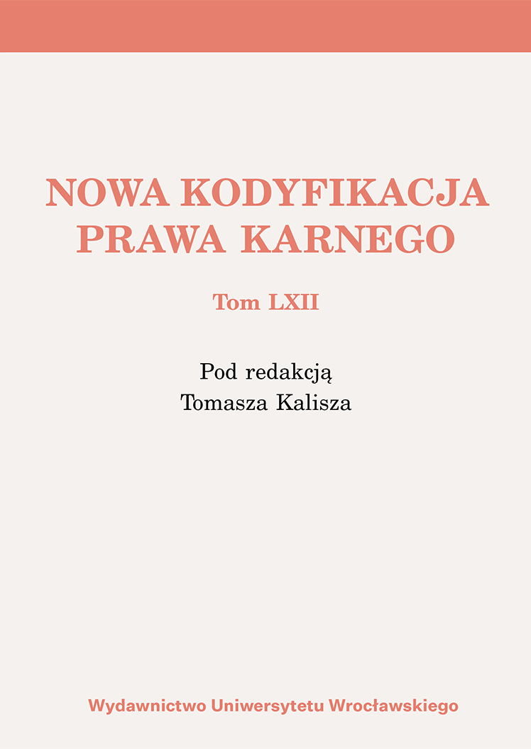 A break in the penalty in the light of the judgments made by the Supreme Court and courts of appeal: Review of judicata from the years 2020–2021 Cover Image