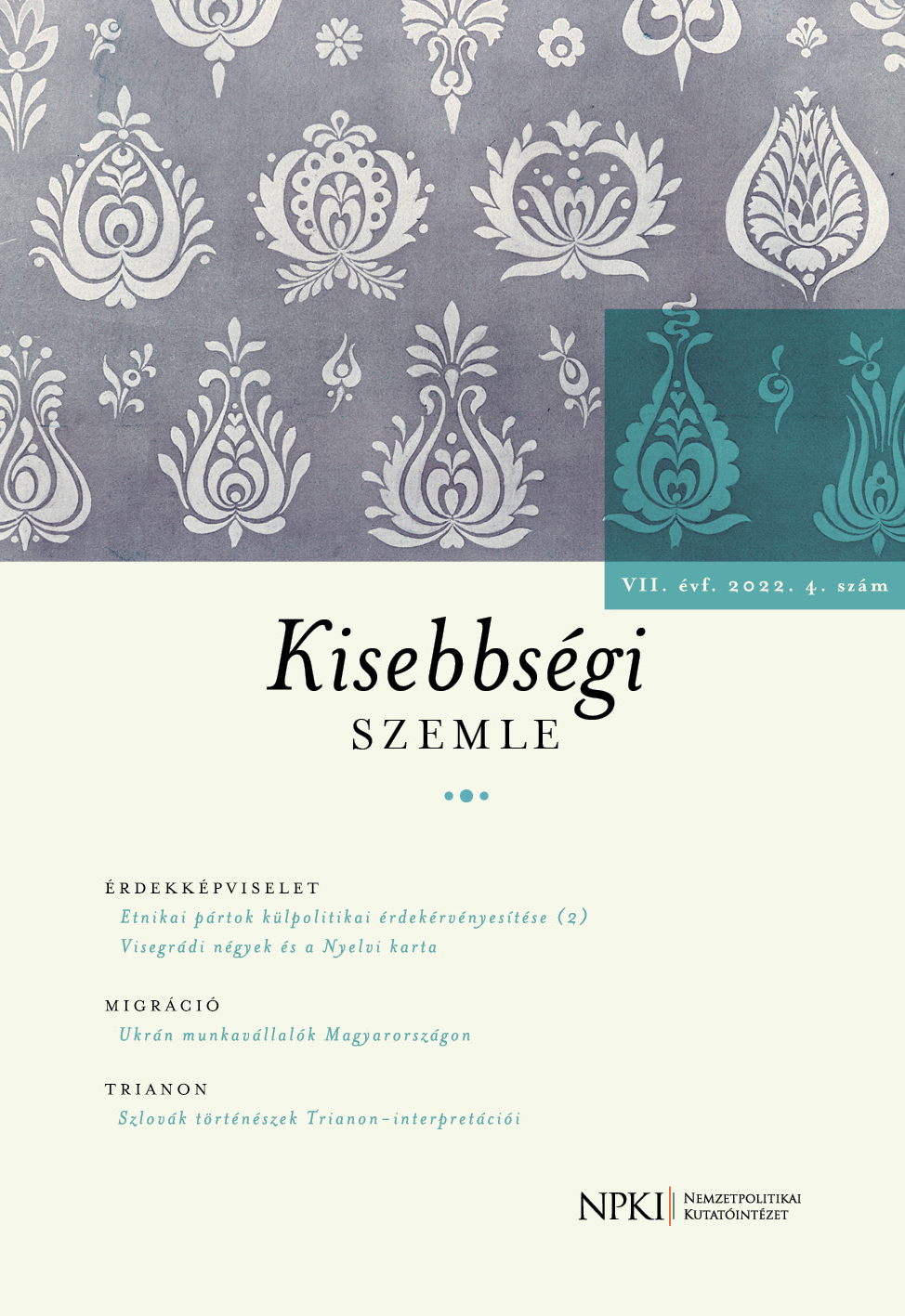 The Present and Future Prospects of the Hungarian Language Cover Image