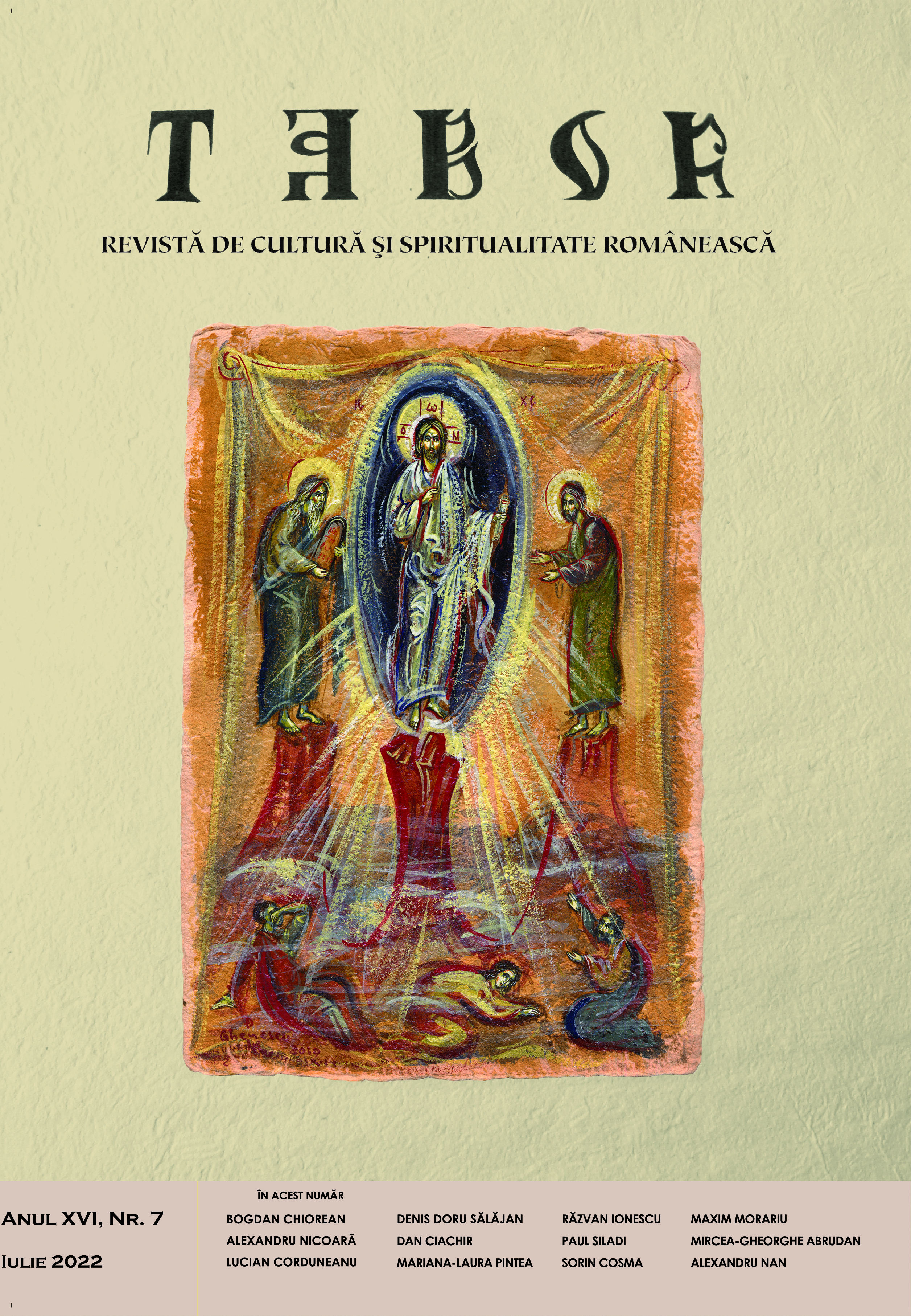 Book-Review to PROT. DR. IOAN BUDE, Temeiuri biblice noutestamentare cu privire la oficierea Sfintelor Taine şi ierurgii bisericeşti, VOL. VIII, Ierurgiile bisericeşti, Editurile Învierea şi Eurobit, Timişoara, 2021, 120p. Cover Image