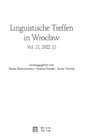 Bildung und Gebrauch der deutschen und polnischen Toponyme und Probleme bei deren gegenseitiger Wiedergabe