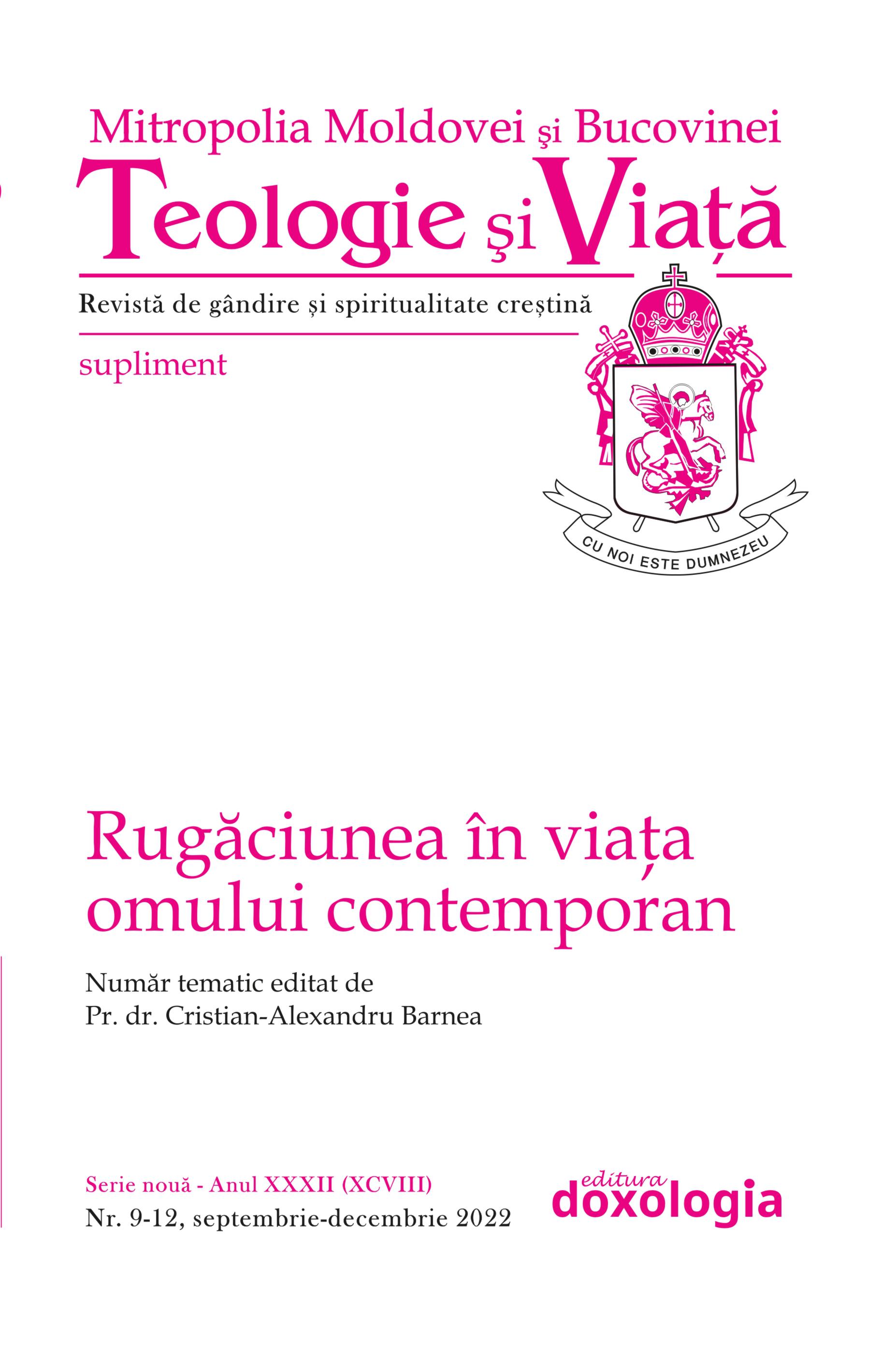 About Thought and Mind in the Text of the Prayers of the Divine Liturgy — Foundation of Healing and Maintaining Psychosomatic Health Cover Image