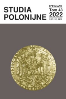 A PERSONAL VIEW ON “STUDIA POLONIJNE” Cover Image