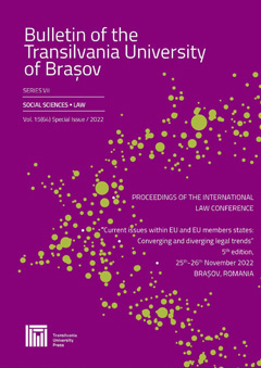 Considerations regarding the Transposition by Romania of Council Framework Decision 2008/947/JHA Of 27 November 2008 Cover Image