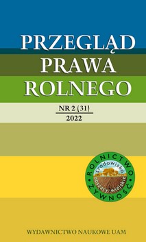 Legal instruments for environmental protection and combatting climate change in the common agricultural policy 2023–2027 Cover Image