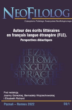 The key skills of future FFL teachers developed through the literary texts Cover Image
