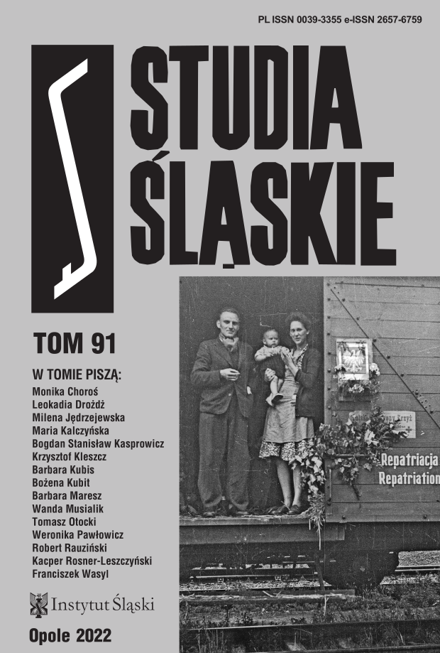 The Opole phase of the Lviv initiative to found the Sisters of the Immaculate Heart of Mary future congregation (1946–1952) Cover Image