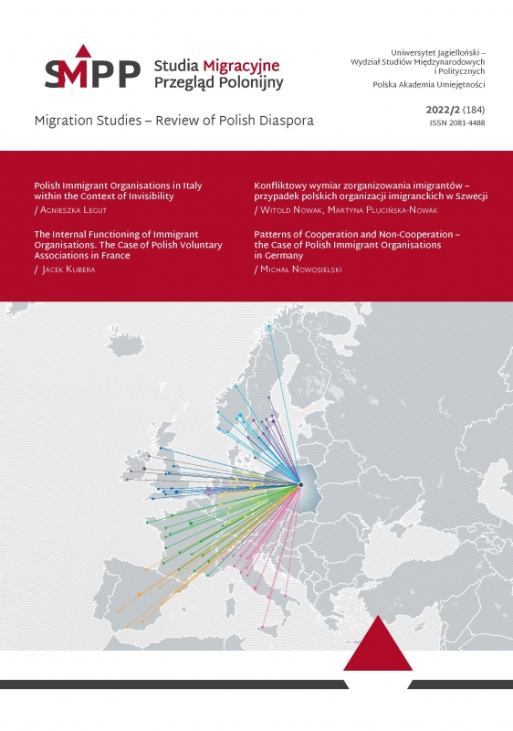 Patterns of Cooperation and Non-Cooperation – the Case of Polish Immigrant Organisations in Germany Cover Image