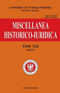 VI National Scientific Conference “Magnateria of the Republic of Poland in the 16th–18th centuries. Towards assemblies”, Ciechanowiec, May 24-27, 2022. Cover Image