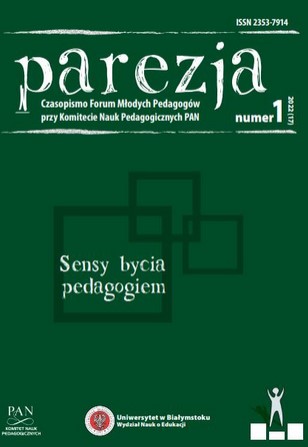 Sens pracy pedagogicznej a poczucie sprawstwa nauczycieli – szkolnych liderów. Relacja z pierwszej fazy projektu Erasmus+ Getting Heads Together