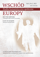 Wojny pamięci, czyli powrót historii. Recenzja
książki Constructing Memory: Central and Eastern Europe
in the New Geopolitical Reality, ed. by Hanna Bazhenova,
Instytut Europy Środkowej, Lublin 2022, ss. 264