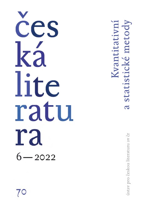 Poeticisms in modern poetic language through the lens of the Corpus of Contemporary Czech Poetry Cover Image