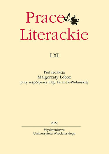 Człowiek jako istota dramatyczna w poezji Jacka Łukasiewicza