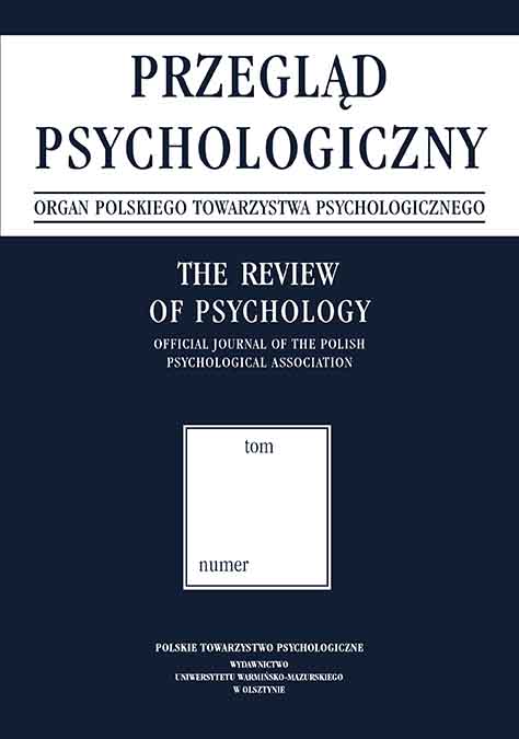 Pomiar otwartego i elastycznego myślenia (POEM). Polska adaptacja kwestionariusza do badania myślenia aktywnie otwartego (AOT)