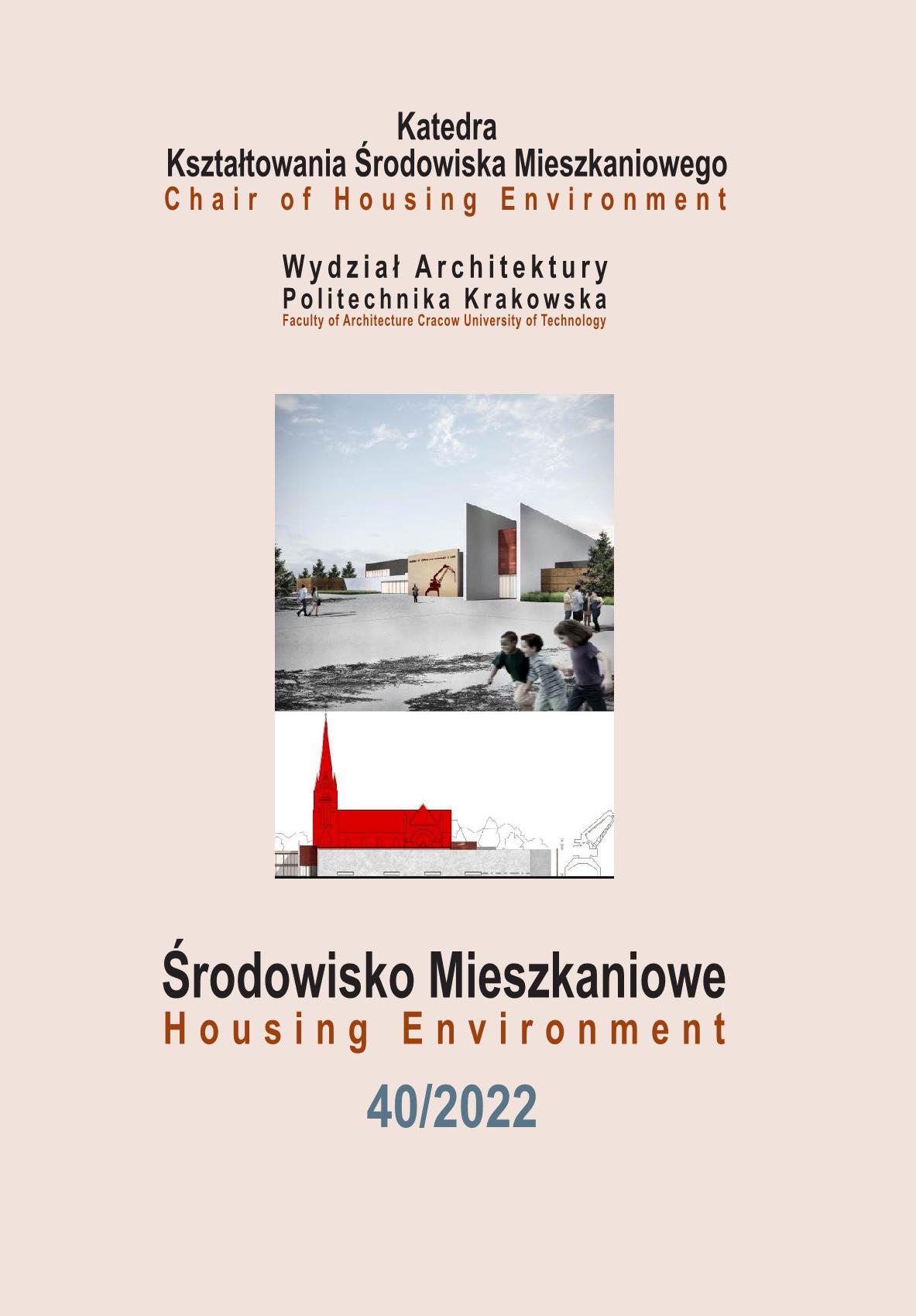 Spatial distribution of places of religious worship in the housing environment of contemporary Krakow
