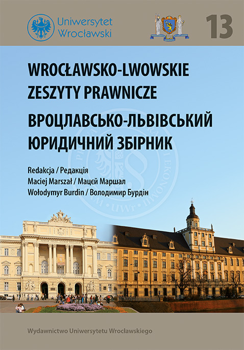 The institution of property in the thought of Polish Catholic solidarists of the interwar period Cover Image