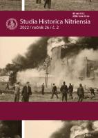 Hrad Oponice v období novoveku z pohľadu archívneho a architektonicko-historického výskumu