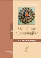 KRONIKË SHKENCORE E AKTIVITETEVE TË INSTITUTIT ALBANOLOGJIK PËR VITIN 2022- DEGA E FOLKLORIT DHE DEGA E ETNOLOGJISË