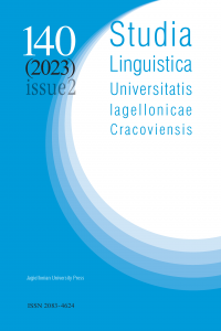 BEYOND MERE FACTS: EPISTEMIC PROFILES OF CONCLUSIONS TO ENGLISH- AND POLISH-LANGUAGE LINGUISTICS ARTICLES Cover Image