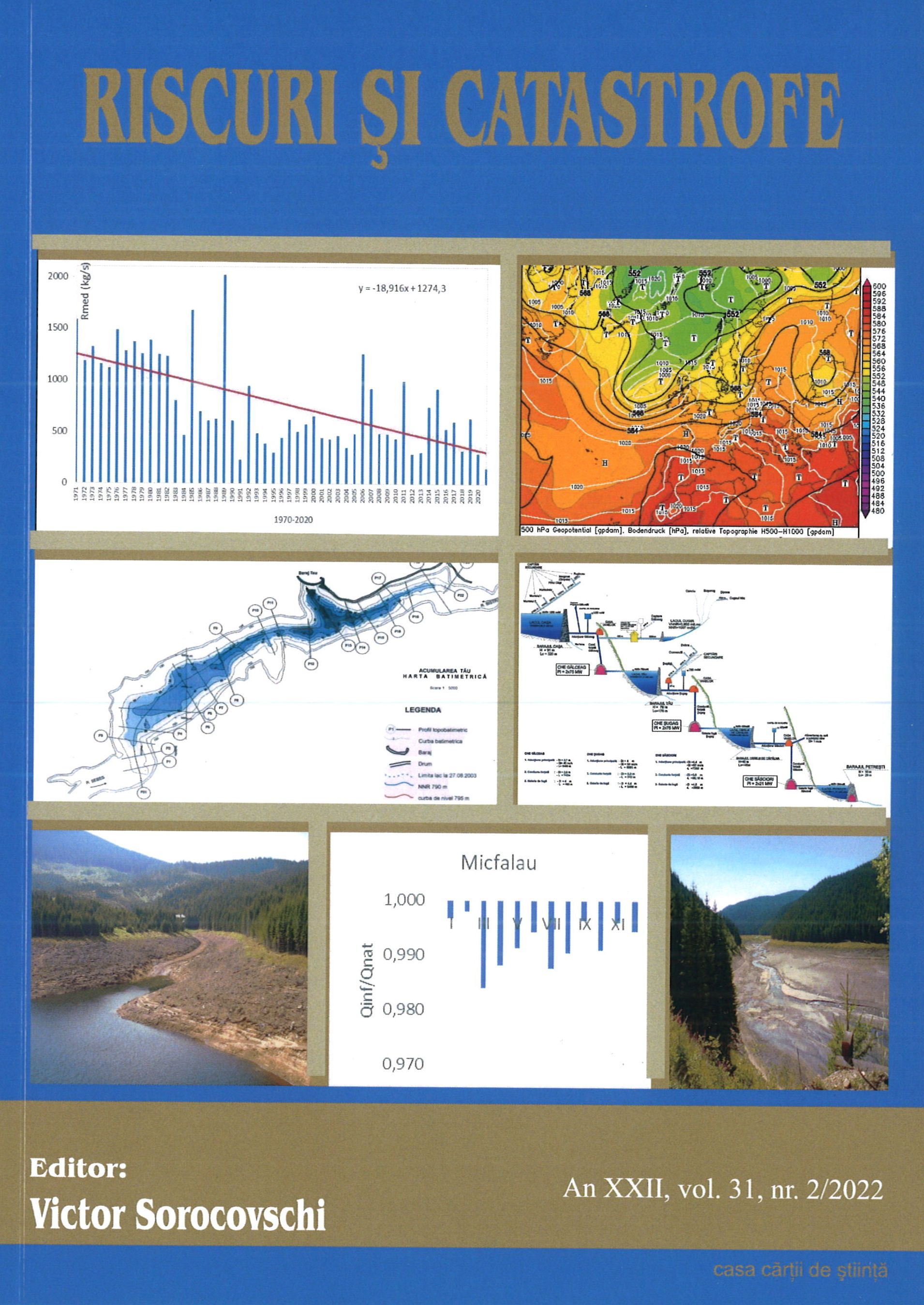 Reservoir sedimentation in the Sebeș hydrographic basin.