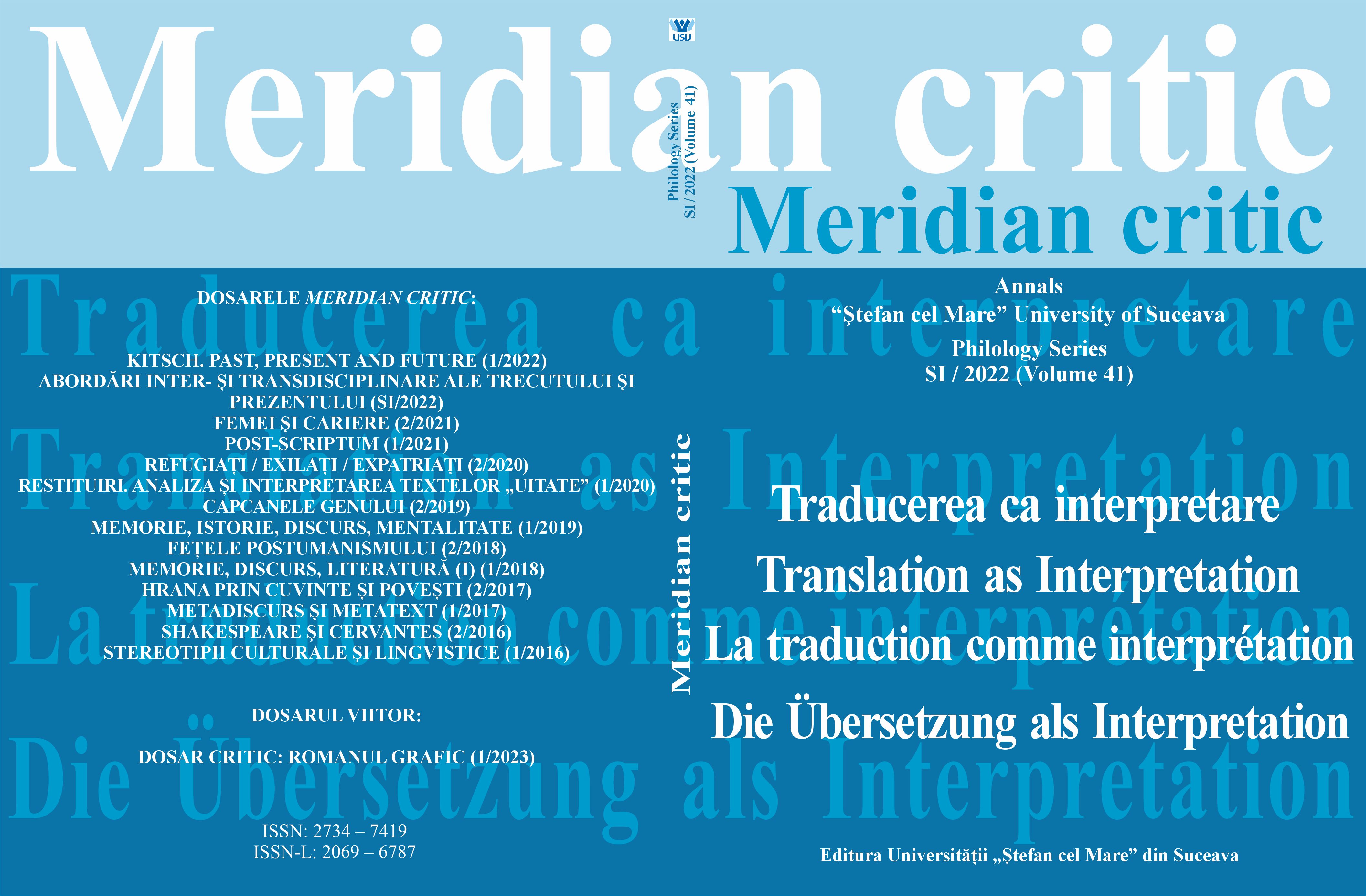 The Linguistical Transformation Of Matei Vișniec’s Theatre Between Romanian And French Language, Between Censorship And Liberality