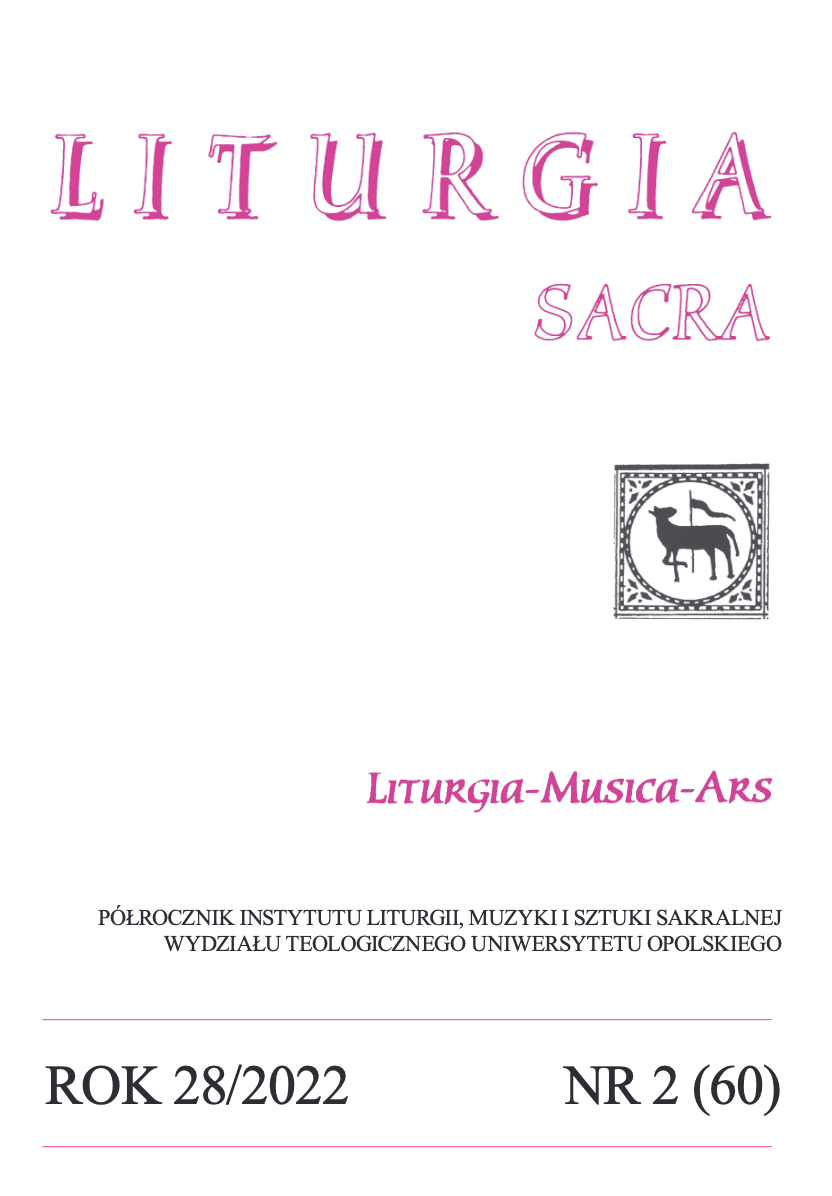Participatio actuosa fidelium in the Holy Mass
from the time of Pope Pius X until the Constitution Sacrosanctum Concilium Cover Image