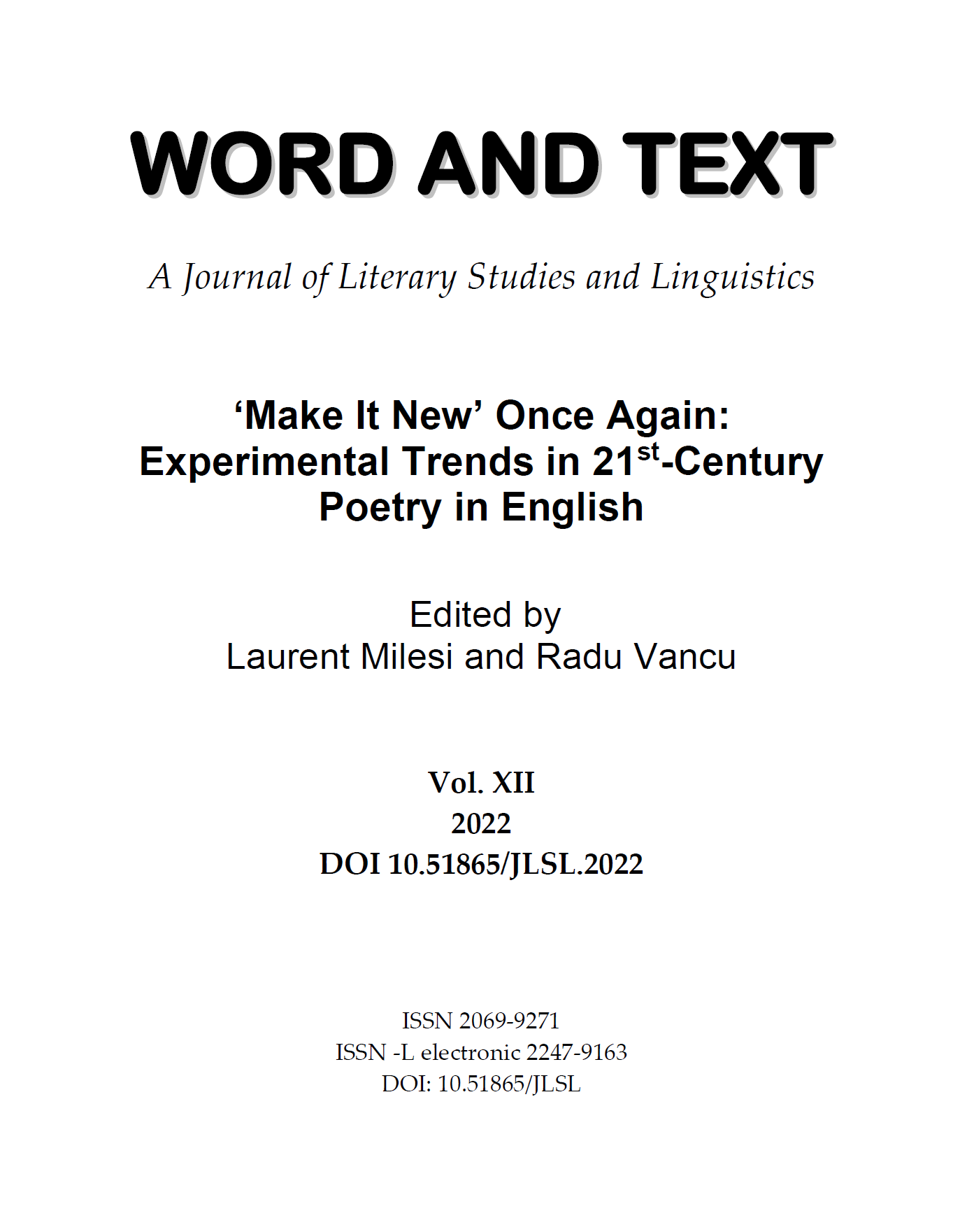 ‘Committing Poetry’: A Review of Timothy Yu (ed.), The Cambridge Companion to Twenty-First-Century American Poetry Cover Image