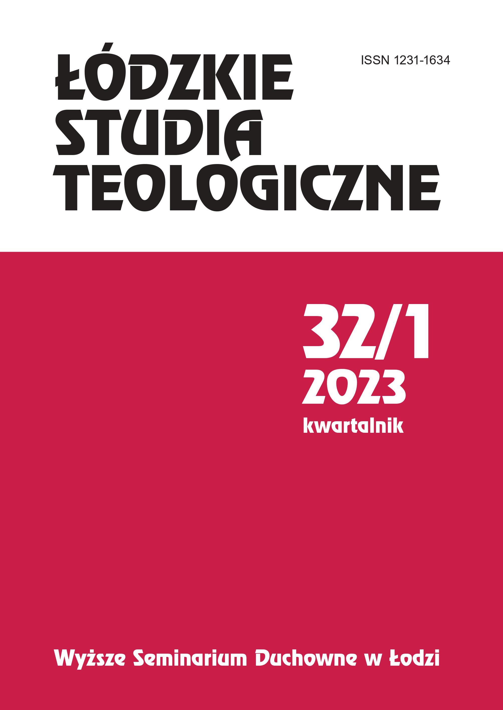 J. Ratzinger’s understanding of time in relations to the views of St. Augustine, G. Greshake and M. Heidegger Cover Image