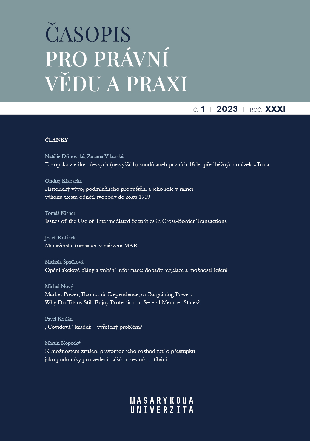 Issues of the Use of Intermediated Securities in Cross-Border Transactions