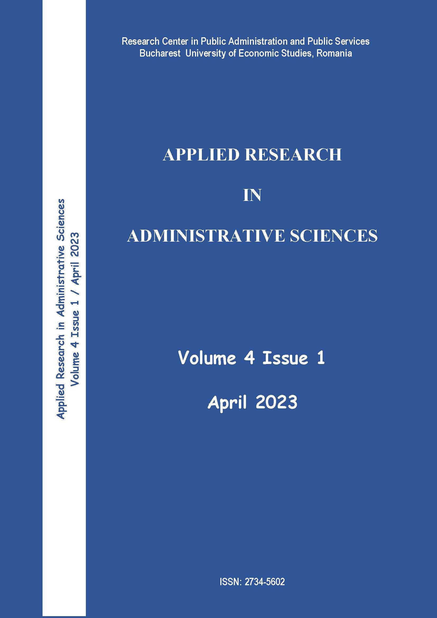 ONLINE EDUCATION: CHALLENGES AND OPPORTUNITIES DURING THE COVID-19 PANDEMIC. STUDY ON PUBLIC ADMINISTRATION STUDENTS` AND TEACHERS` PERCEPTION Cover Image