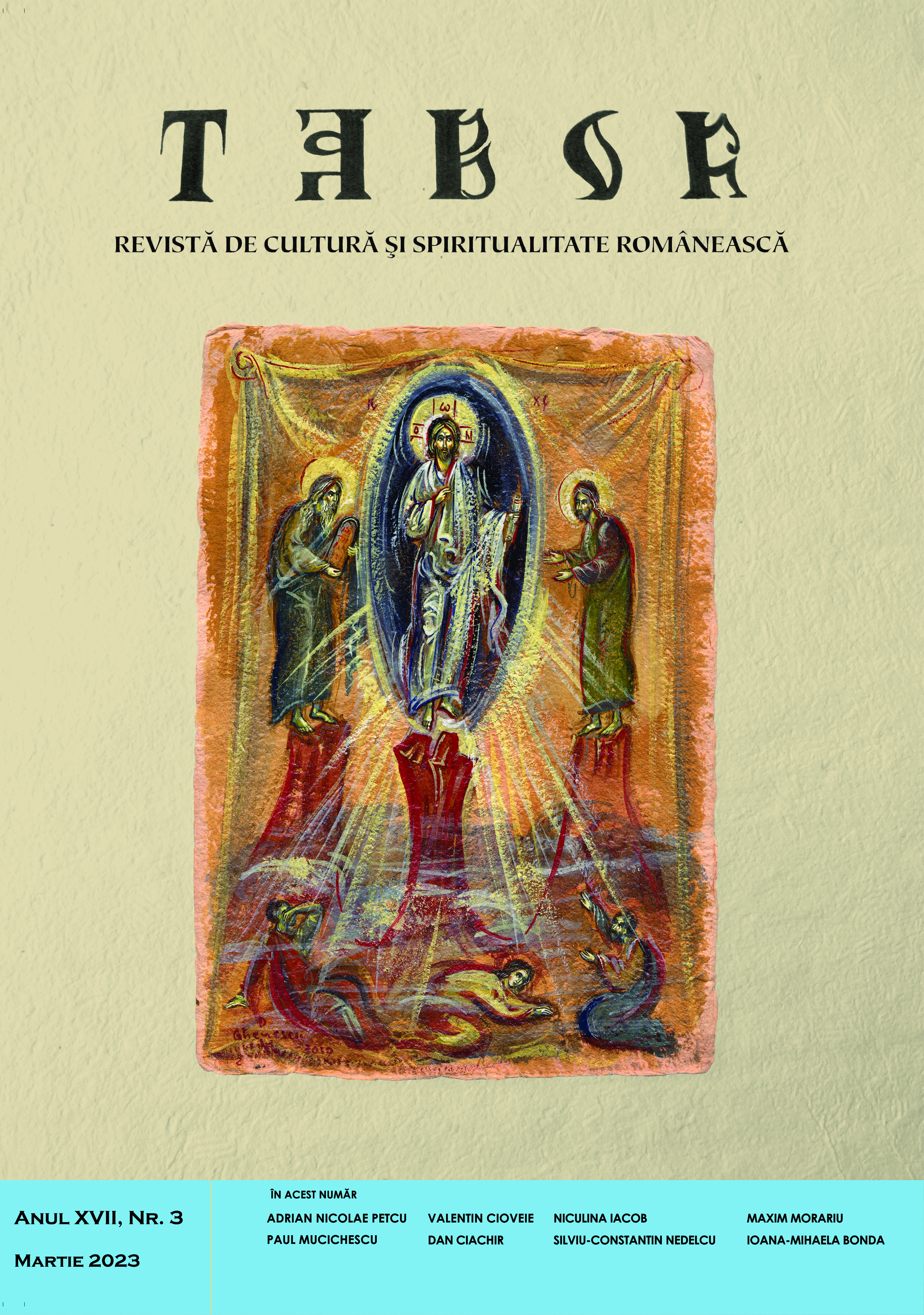 Apokálypsis – revelatio – revelation, in a thoroughly esoteric biblical text. Hermeneutic notes (Victor Smigelschi şi Bartolomeu Anania) Cover Image