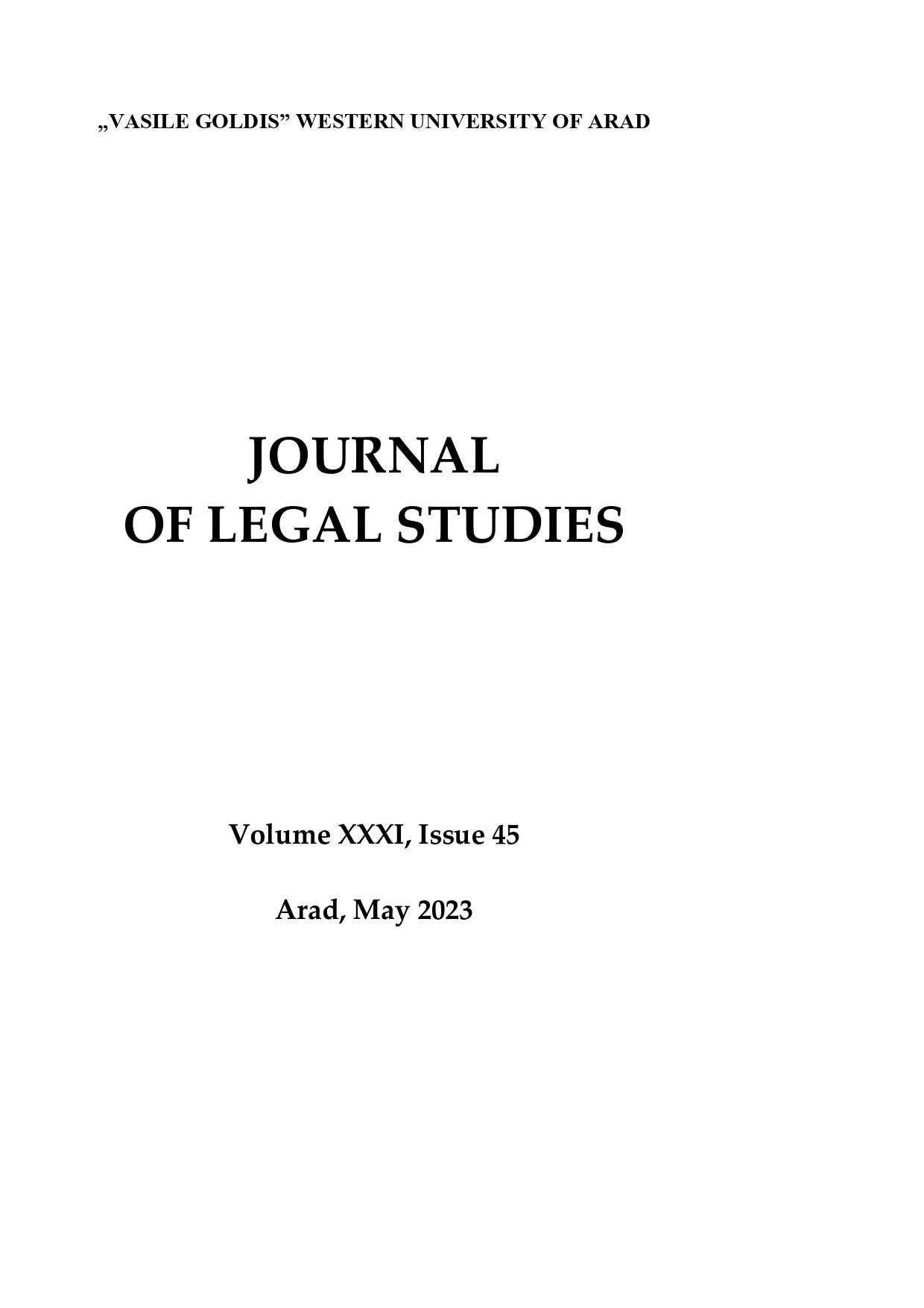 ON THE LEGAL SYSTEM OF TAX VOLUNTARY DISCLOSURE BASED ON TAX COMPLIANCE