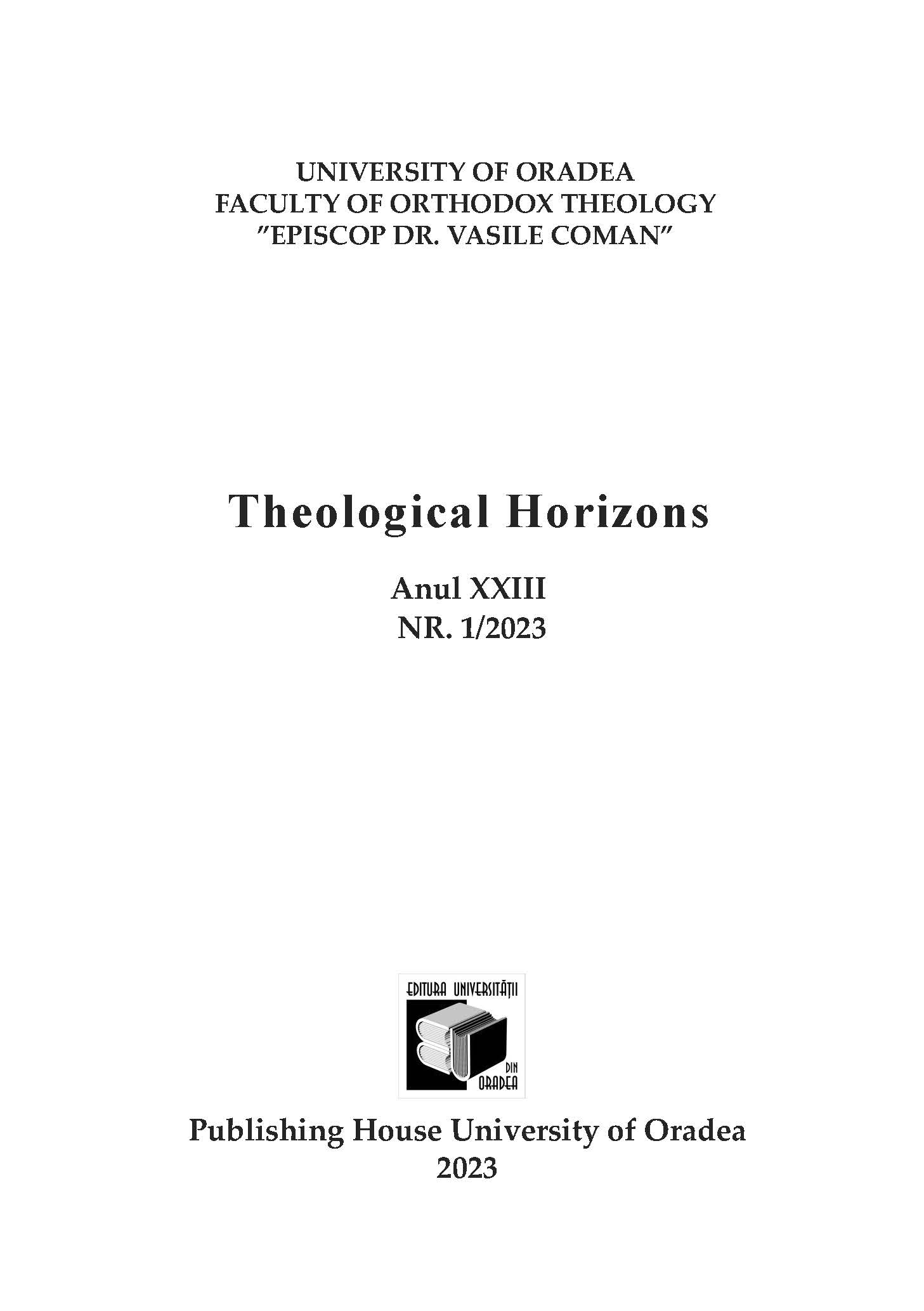 Anton Pann – protopsalter, professor, composer and translator of church songs into romanian in the first half of 19th century Cover Image