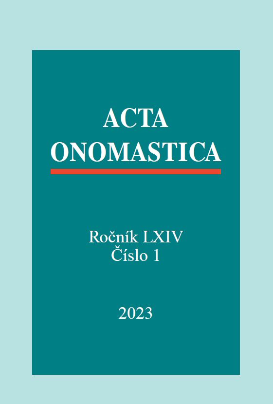 Odborná stanoviska v oddělení onomastiky ÚJČ AV ČR v roce 2022