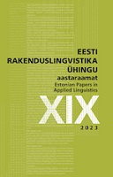 The use of idiom comprehension strategies by adolescent English as a foreign language learners who are native speakers of Estonian Cover Image