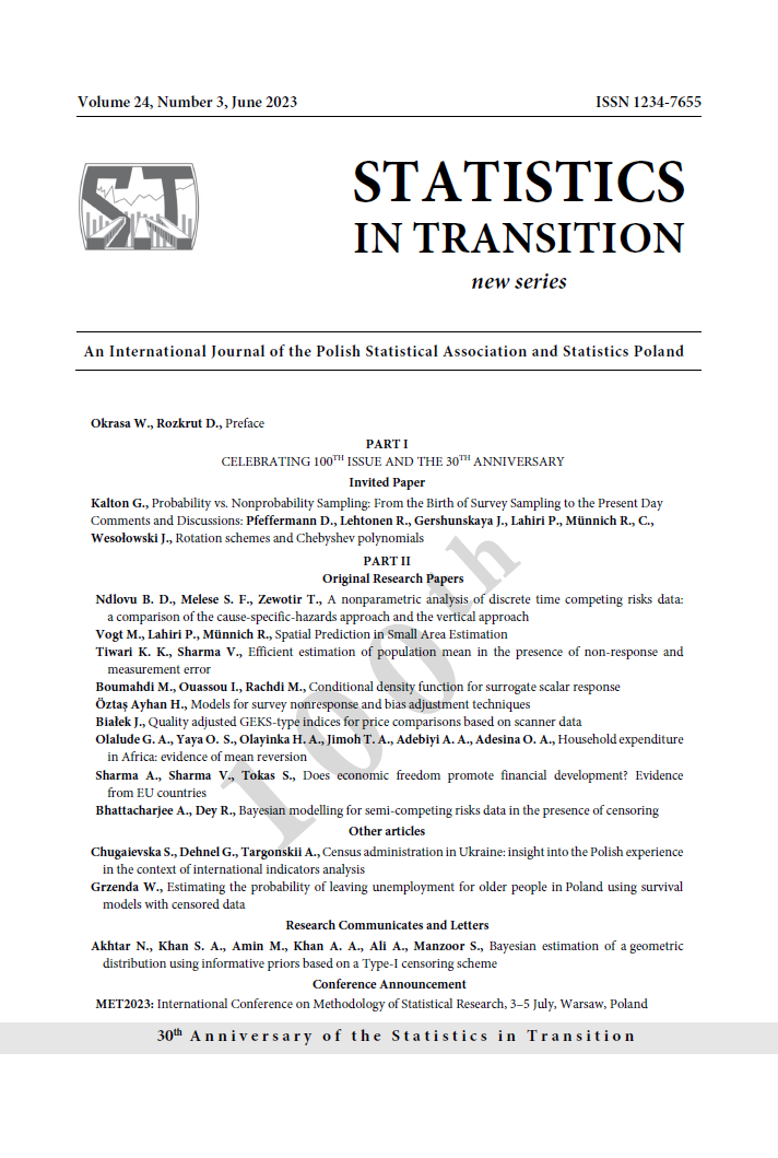 Household expenditure in Africa: evidence of mean reversion Cover Image