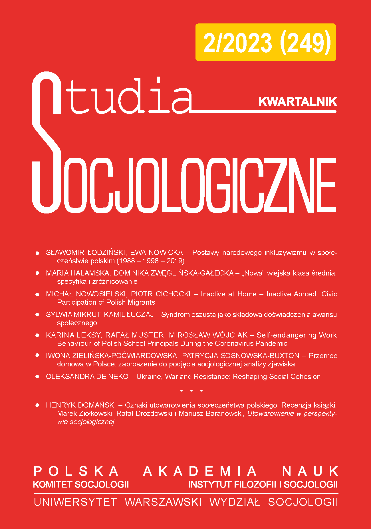 Imposter Syndrome as a Component of the Upward Mobility Experience Cover Image