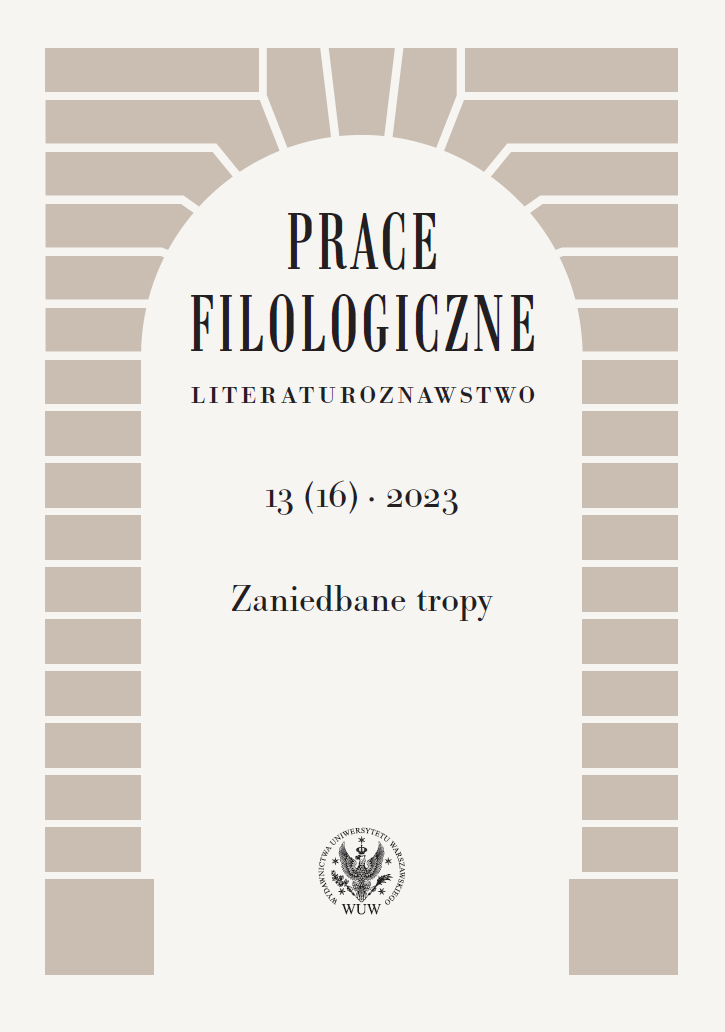 ‘More of a Bygone Than of the Byron’: Karol Irzykowski, Stanisław Przybyszewski and the Egotic Literary History in the Interwar Period Cover Image